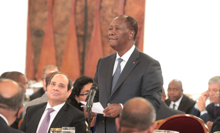 ALLOCUTION DE SEM ALASSANE OUATTARA A L'OCCASION DU DÉJEUNER OFFERT EN L'HONNEUR DE SEM ABDEL FATTAH AL SISI, PRÉSIDENT DE L'ÉGYPTE