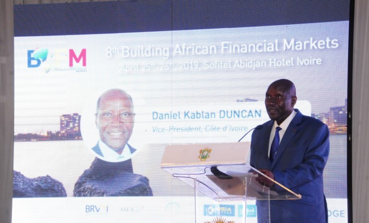 Le vice-Président de la République a présidé l’ouverture de la 8ème édition du forum Building African Financial Markets