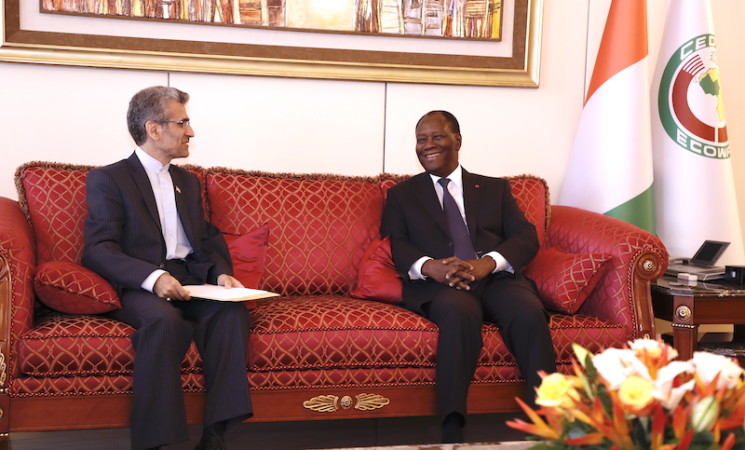 Le Chef de l’Etat a échangé avec l’Ambassadeur d’Iran en Côte d’Ivoire