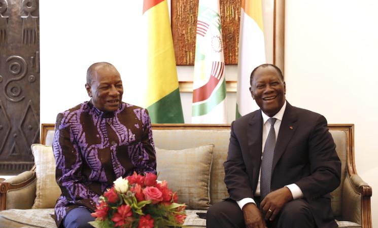 Le Président de la République de Guinée est à Abidjan pour une visite officielle