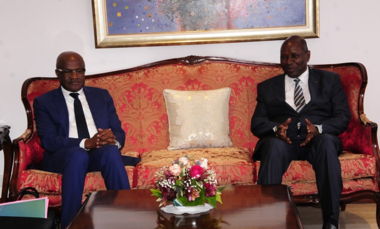 Le vice-Président de la République a échangé avec l’Administrateur de la Banque mondiale pour la Côte d’Ivoire