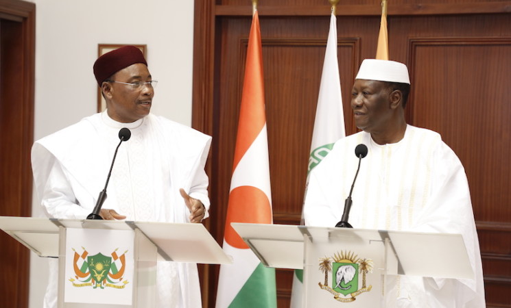 Le Chef de l’Etat a eu un entretien avec le Président du Niger, à Abidjan.