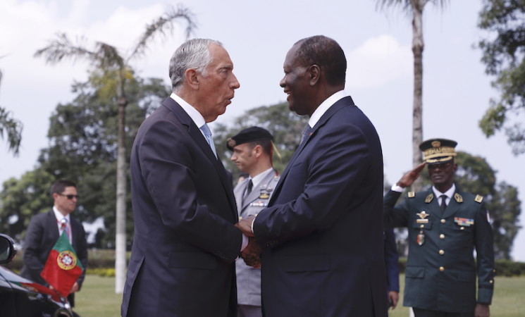 Le Chef de l’Etat a eu un entretien avec le Président portugais, en visite d’Etat à Abidjan