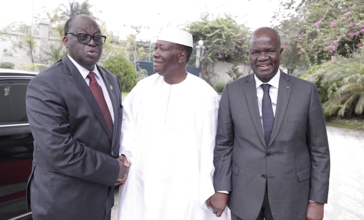 Le Chef de l’Etat a eu un entretien avec le Président de l’Assemblée Nationale du Sénégal