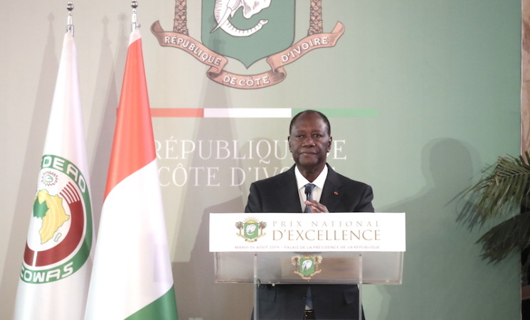 ALLOCUTION DE S.E.M. ALASSANE OUATTARA  A L’OCCASION  DU  PRIX NATIONAL D’EXCELLENCE 2019.