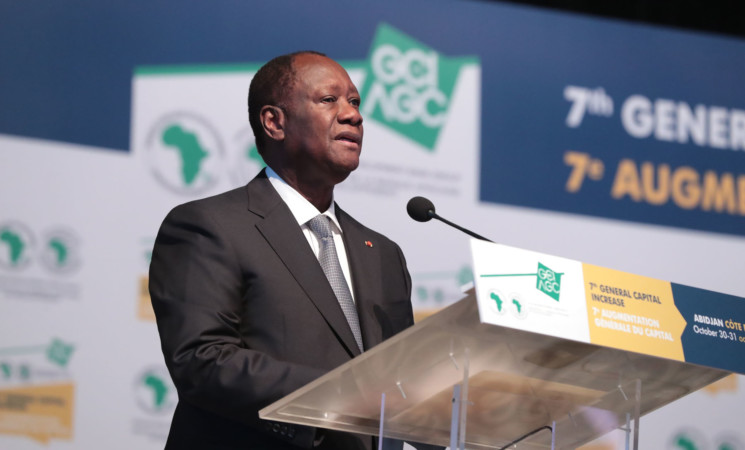 ALLOCUTION DE SEM ALASSANE OUATTARA A L'OCCASION DE LA CINQUIÈME RÉUNION EXTRAORDINAIRE DU CONSEIL DES GOUVERNEURS DU GROUPE DE LA BANQUE AFRICAINE DE DEVELOPPEMENT (BAD)