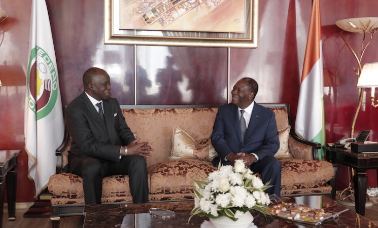 Le Chef de l’Etat a échangé avec l’Ambassadeur du Sénégal en Côte d’Ivoire.