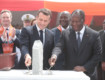 Le Chef de l’Etat et son homologue français ont lancé les travaux de construction du Grand Marché de Bouaké.