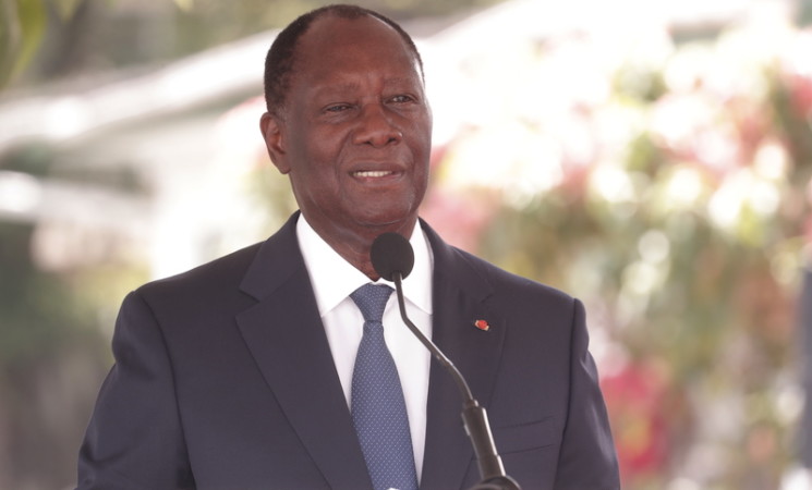 ALLOCUTION DE SEM ALASSANE OUATTARA A L'OCCASION DE LA CÉRÉMONIE ANNIVERSAIRE DES 55 ANS DU GROUPE FRATERNITÉ MATIN