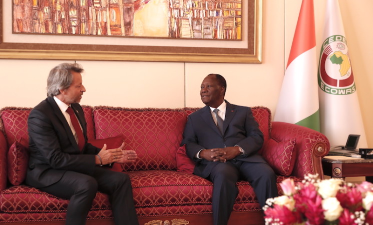 Le Chef de l’Etat a échangé avec l’Ambassadeur de l’Union Européenne en Côte d’Ivoire