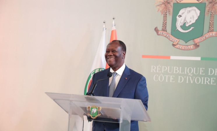 ALLOCUTION DE S.E.M. ALASSANE OUATTARA A L’OCCASION DE LA CÉRÉMONIE DE PRESENTATION DES VŒUX A LA PRESSE ET AUX MEDIAS