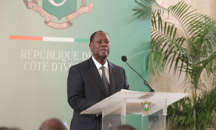 PRESENTATION DES VŒUX AU PRESIDENT DE LA REPUBLIQUE- ALLOCUTION DE S.E.M ALASSANE OUATTARA AUX INSTITUTIONS DE LA RÉPUBLIQUE