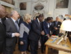 Le Chef de l’Etat a procédé à l’inauguration de la Bibliothèque Félix HOUPHOUET-BOIGNY de l’Académie des Sciences d’Outre-Mer.
