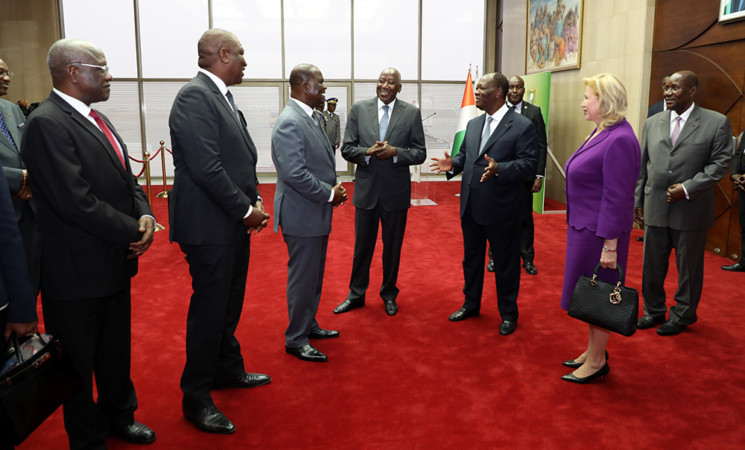 Le Chef de l’Etat a regagné Abidjan après des visites en Ethiopie et en France
