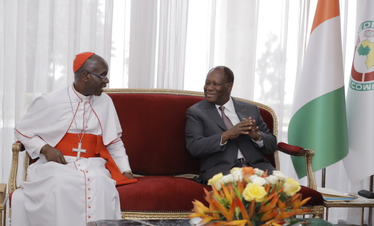 Le Chef de l’Etat a eu un entretien avec la Conférence des Evêques catholiques de Côte d’Ivoire.