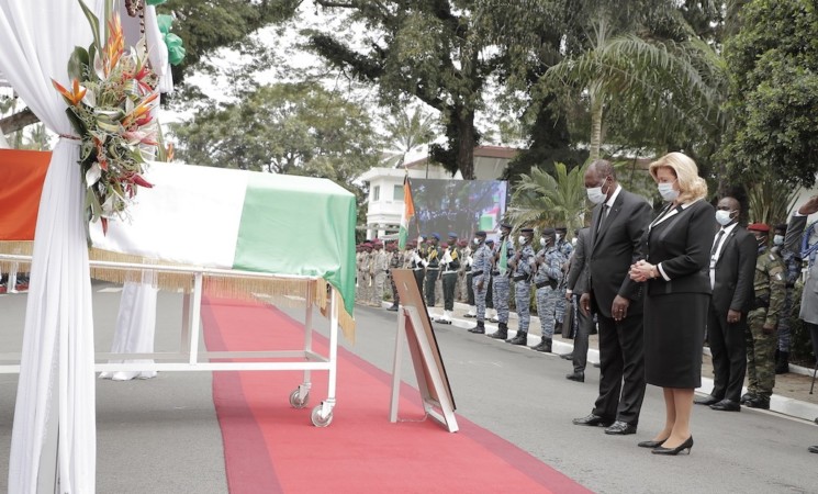 Le Chef de l’Etat a présidé la Cérémonie d’hommage à feu le Ministre Sidiki DIAKITE