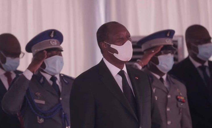 Le Chef de l’Etat a présidé la Cérémonie d’Hommage de la Nation aux Casques Bleus Ivoiriens morts au Mali