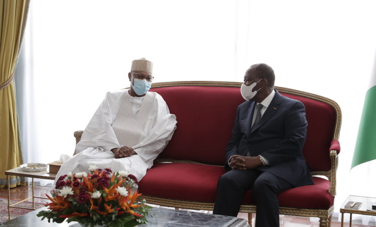 Le Chef de l’Etat a eu un entretien avec le Représentant Spécial du Secrétaire Général des Nations Unies pour l’Afrique de l’Ouest et le Sahel