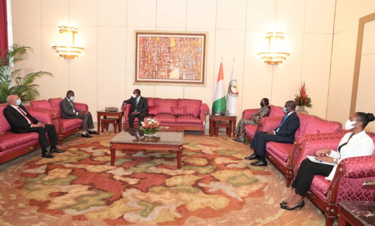 Le Chef de l’Etat a eu un entretien avec le Ministre malien des Mines, de l’Energie et de l’Eau