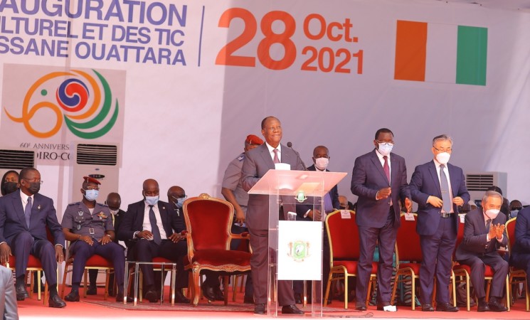 ALLOCUTION DE S.E.M. ALASSANE OUATTARA A LA CEREMONIE D’INAUGURATION DU CENTRE SPORTIF, CULTUREL ET DES TIC IVOIRO-COREEN ALASSANE OUATTARA (COCI - CSCTICAO)