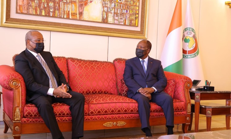 Le Chef de l’Etat a eu un entretien avec le Ministre d’Etat, Ministre des Affaires Etrangères du Niger