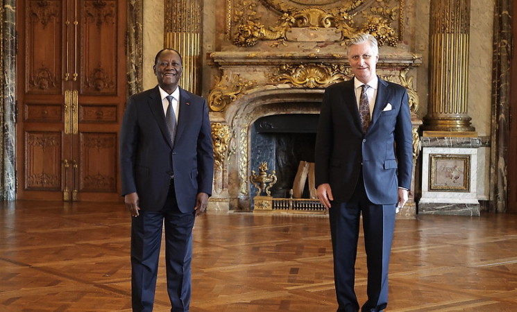 Le Président de la République a eu un entretien avec Sa Majesté Philippe de Belgique, à Bruxelles