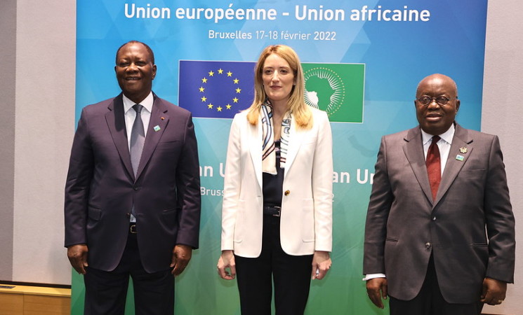 Le Chef de l’Etat et son homologue ghanéen ont eu un entretien avec la Présidente du Parlement européen