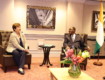 Le Chef de l’Etat a eu un entretien avec la Directrice Générale du Fonds Monétaire International, à Bruxelles