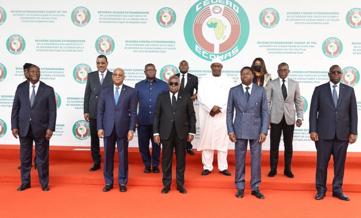 Le Chef de l’Etat a pris part à un Sommet extraordinaire de la CEDEAO sur le Burkina Faso, la Guinée et le Mali.