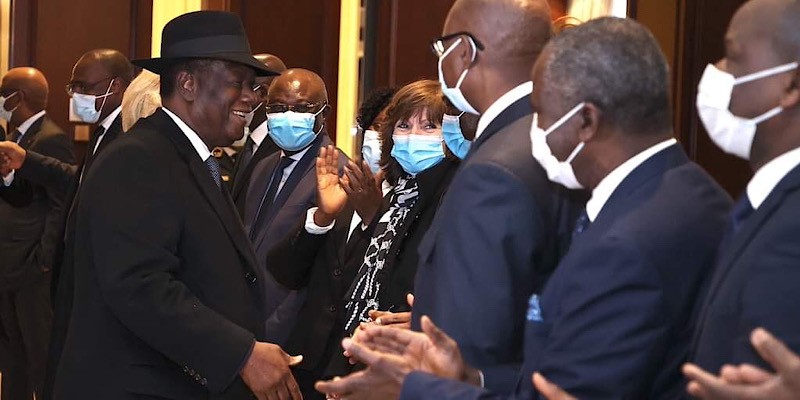 Arrivée du Président de la République Alassane OUATTARA et de la Première Dame Dominique OUATTARA à Bruxelles