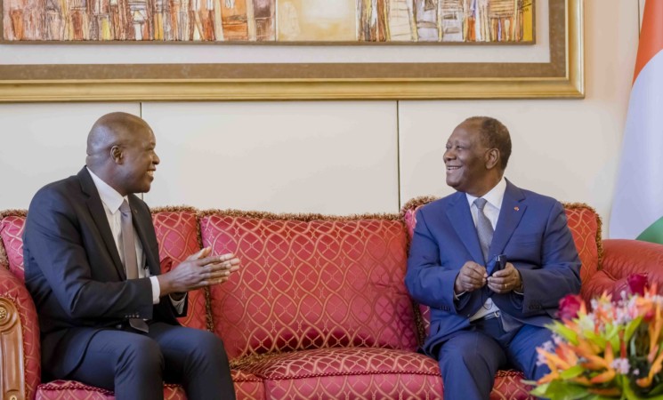 Le Chef de l’Etat a eu un entretien avec le Président de l’UDPCI