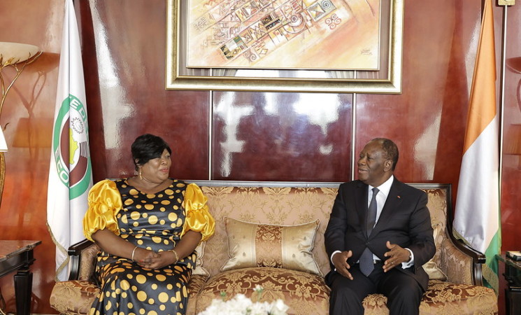 Le Chef de l’Etat a échangé avec l’Ambassadeur de la République Démocratique du Congo en Côte d’Ivoire
