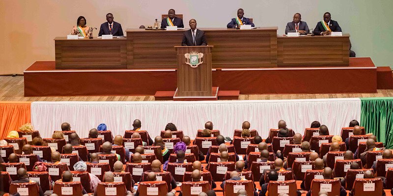 message du Président de la République, S.E.M. Alassane OUATTARA, devant le Parlement réuni en Congrès