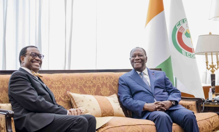 Le Chef de l’Etat a eu un entretien avec le Président de la Banque Africaine de Développement