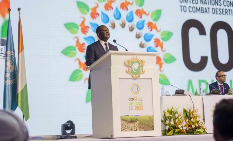 Allocution de S.E.M. Alassane Ouattara à la 15e Session de la Conférence des Parties à la Convention des Nations Unies sur la lutte contre la désertification (COP15)