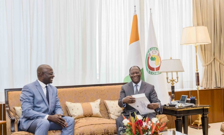 Le Chef de l’Etat a échangé avec un Emissaire du Président du Congo et le Vice- Président de la Banque Mondiale pour l’Afrique de l’Ouest et Centrale
