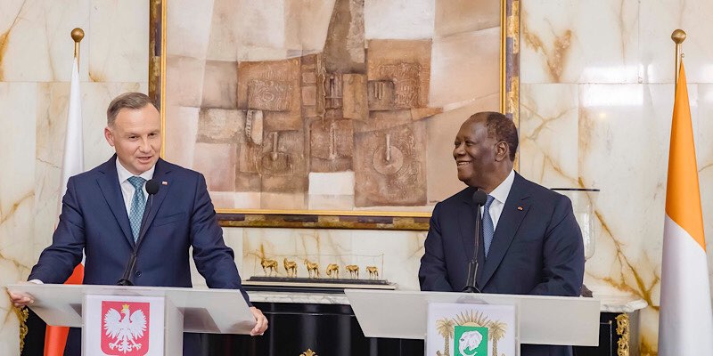 Entretien du Président de la République, S.E.M. Alassane OUATTARA, avec son homologue polonais, S.E.M. Andrzej DUDA