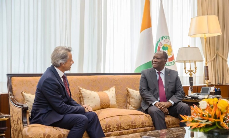 Le Chef de l’Etat a échangé avec l’Ambassadeur de l’Union Européenne en Côte d’Ivoire