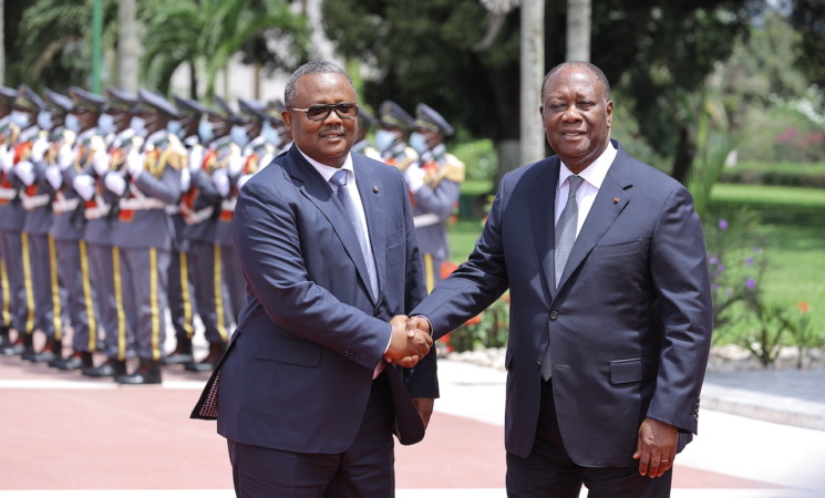 Le Chef de l’Etat a eu un entretien avec le Président de la République de Guinée-Bissau, Président en exercice de la CEDEAO