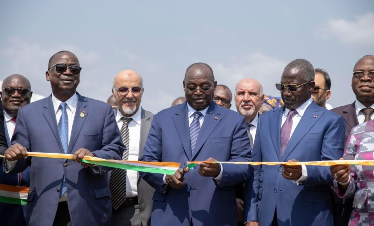 Le Vice-Président de la République a présidé la cérémonie d’inauguration du tronçon Yamoussoukro -Tiébissou de l’autoroute du Nord
