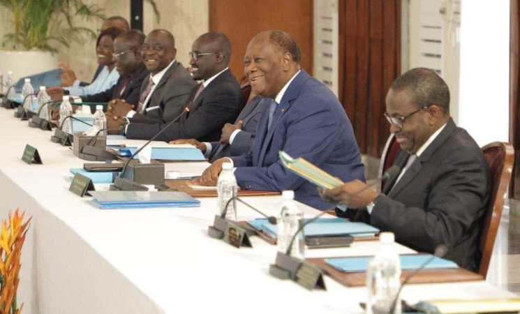 Discours de S.E.M. Alassane OUATTARA, lors du premier Conseil des Ministres de l'année 2023.