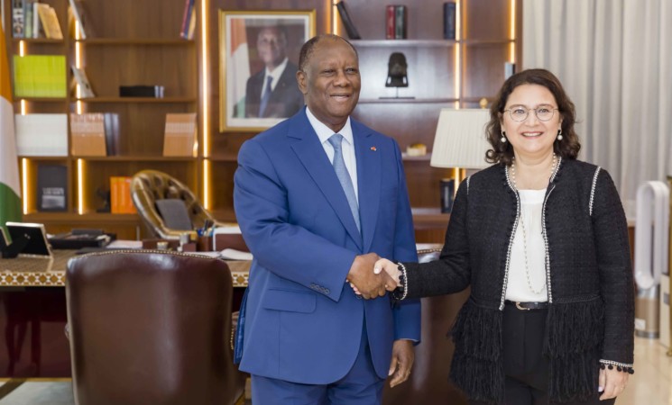 Le Chef de l’Etat a eu un entretien avec l’Ambassadeur de Turquie en Côte d’Ivoire