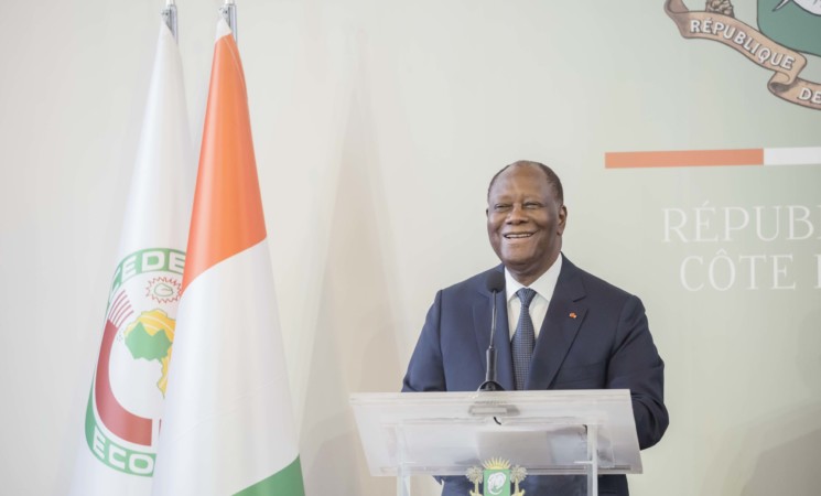 Discours de S.E.M. Alassane OUATTARA à l'occasion de la cérémonie d'échanges de vœux avec les Forces de Défense et de Sécurité.