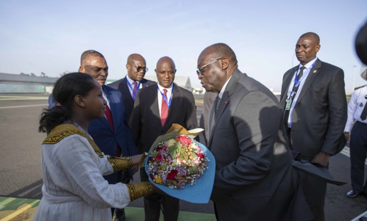 Le Vice-Président de la République est arrivé en Ethiopie pour prendre part au 36è Sommet de l’Union Africaine