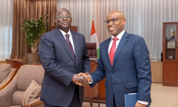 Le Vice-Président de la République a échangé avec l’Administrateur du FMI représentant la Côte d’Ivoire