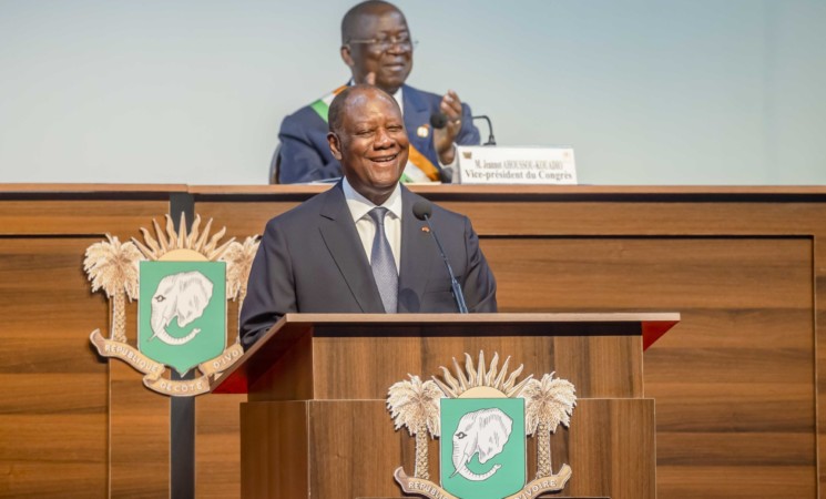 Message du Président de la République, S.E.M. Alassane OUATTARA devant le Parlement réuni en Congrès