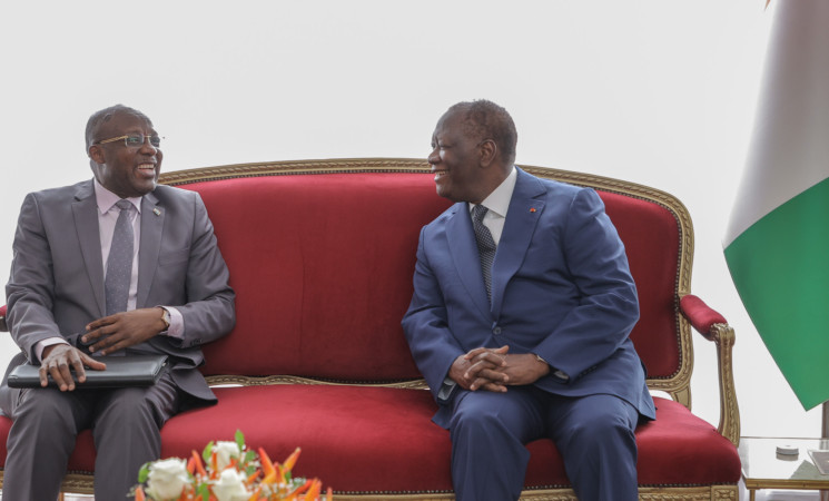 Le Chef de l’Etat a eu un entretien avec le Vice-Premier Ministre, Ministre des Affaires Etrangères, de la République Démocratique du Congo