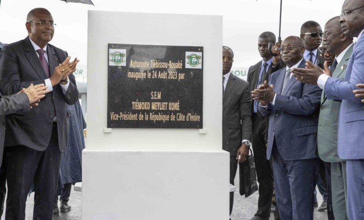Le Vice-Président de la République a inauguré l’autoroute Tiébissou-Bouaké