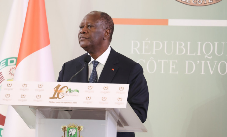 DISCOURS DE S.E.M. ALASSANE OUATTARA, PRÉSIDENT DE LA RÉPUBLIQUE LORS DE LA CÉRÉMONIE DE LA JOURNÉE NATIONALE DE L’EXCELLENCE, ÉDITION 2023