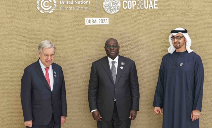 Le Vice-Président de la République a pris part à la cérémonie d’ouverture du Sommet Mondial sur l’Action Climatique dans le cadre de la COP28, à Dubaï